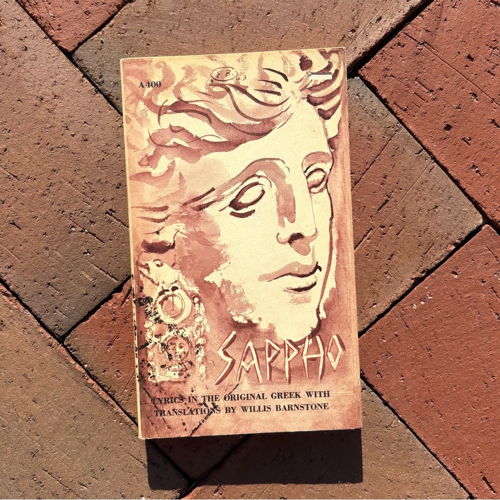 1965 Sappho Barnstone Rust Sapphic Classical Poet Poetry Greek Poetess Poems
